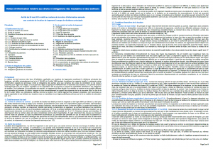 Modèle gratuit de notice d'information obligatoire relative aux droits et obligations locatives 2026