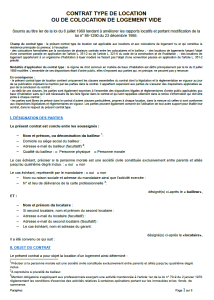 Bail de location type numérique avec signature et génération en ligne